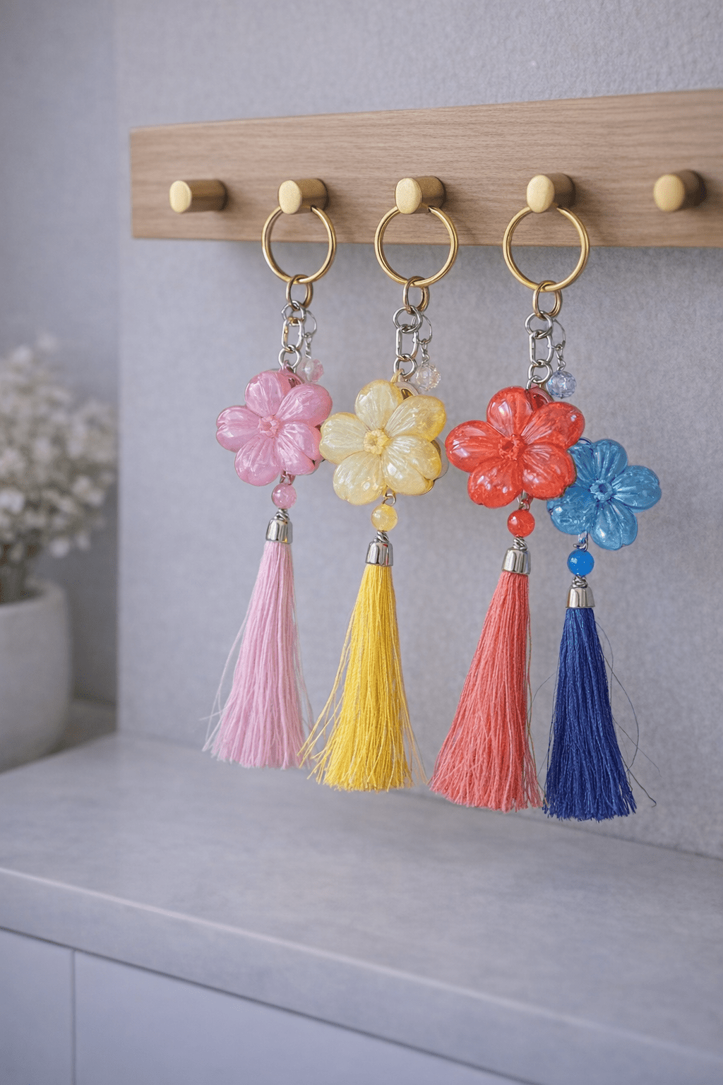 Llaveros Flor en Resina - Vanessa Rupia Collection