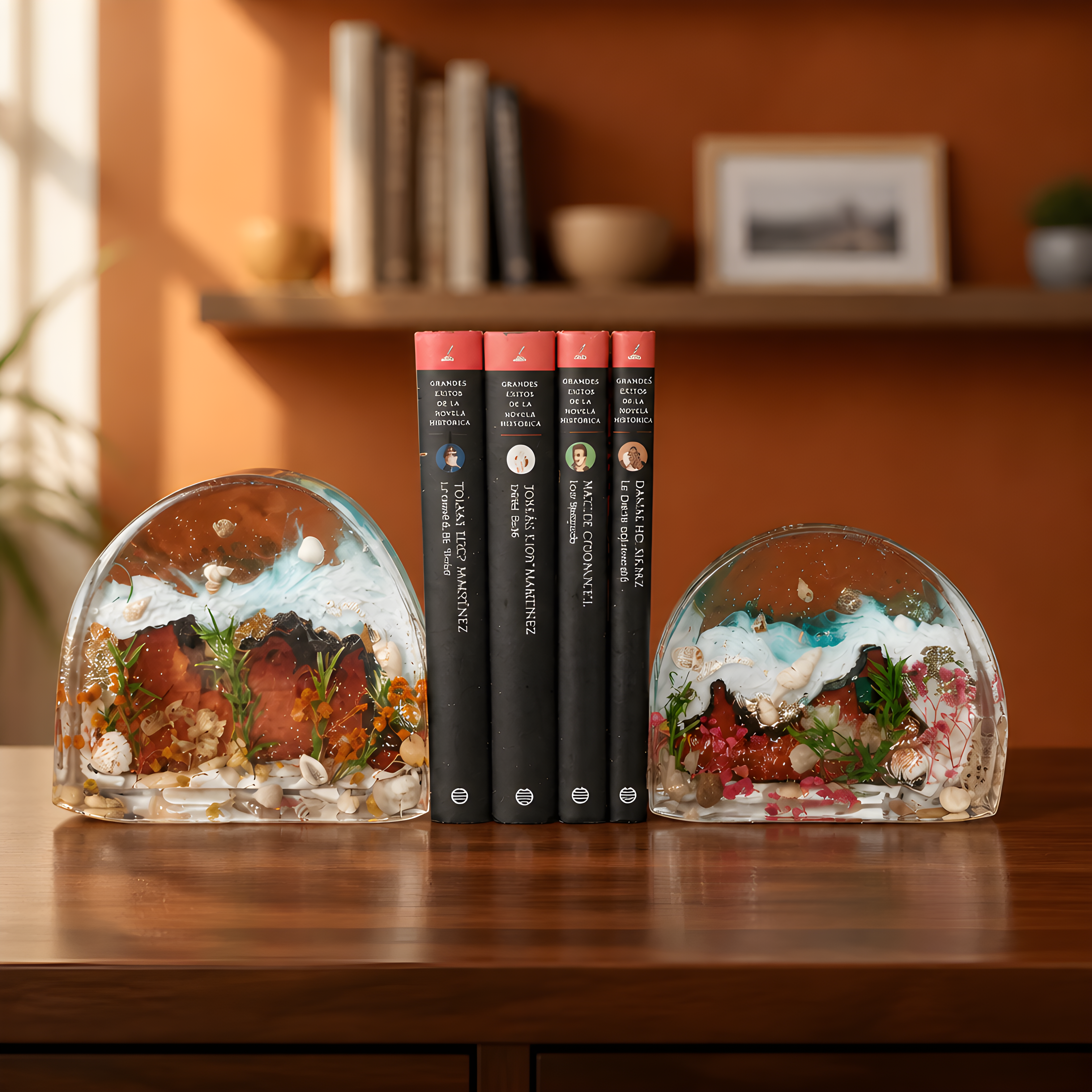 Sujeta Libros Decorativo